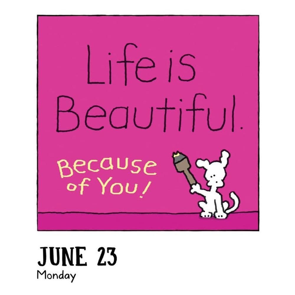 Love Notes from Chippy the Dog 2025 Desk Calendar Third Alternate Image width=&quot;1000&quot; height=&quot;1000&quot;