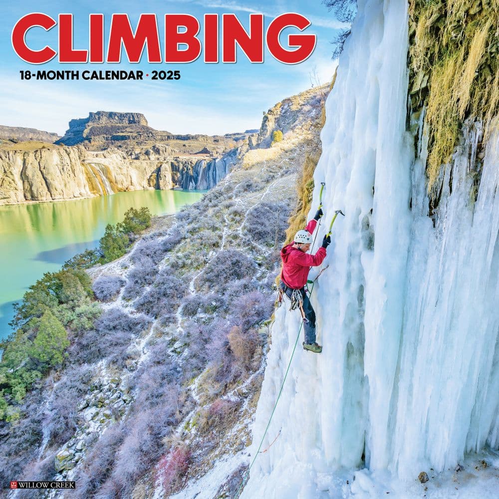 Rock Climbing 2025 Wall Calendar