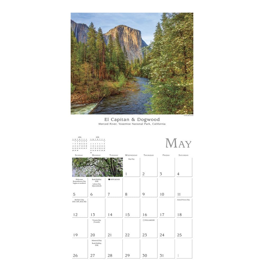 Spirit of Place 2024 Mini Wall Calendar