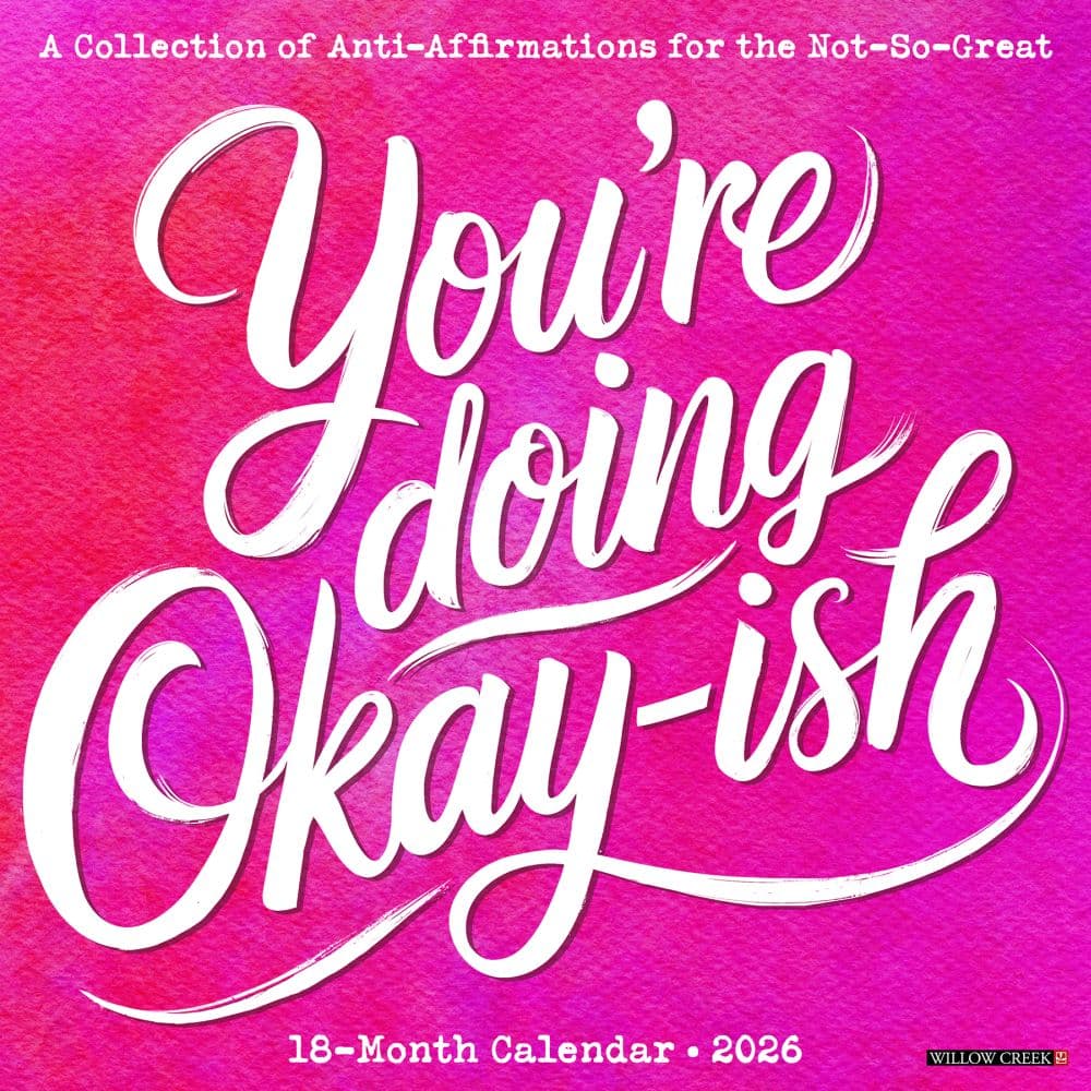 image Youre Doing Okay-ish 2026 Wall Calendar
