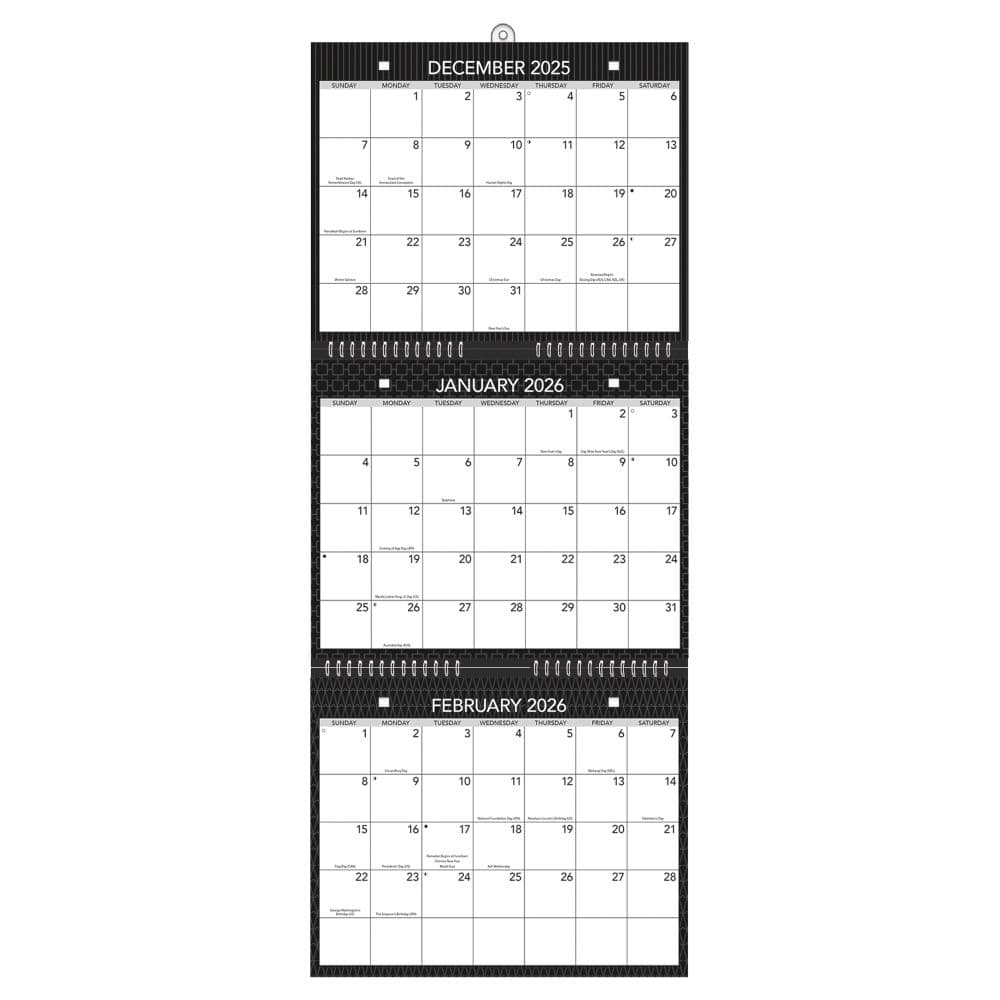 Office Tri View 2026 Wall Calendar_ALT2
