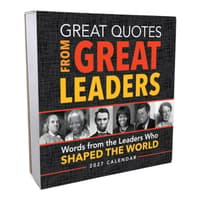 image Great Quotes From Great Leaders 2027 Desk Calendar Main Product Image