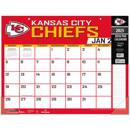 Kansas City Chiefs 2025 Desk Pad