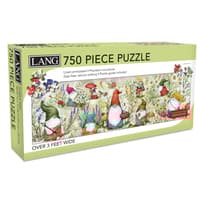 image Garden Gnomes 750 Piece Panoramic Puzzle Main Image