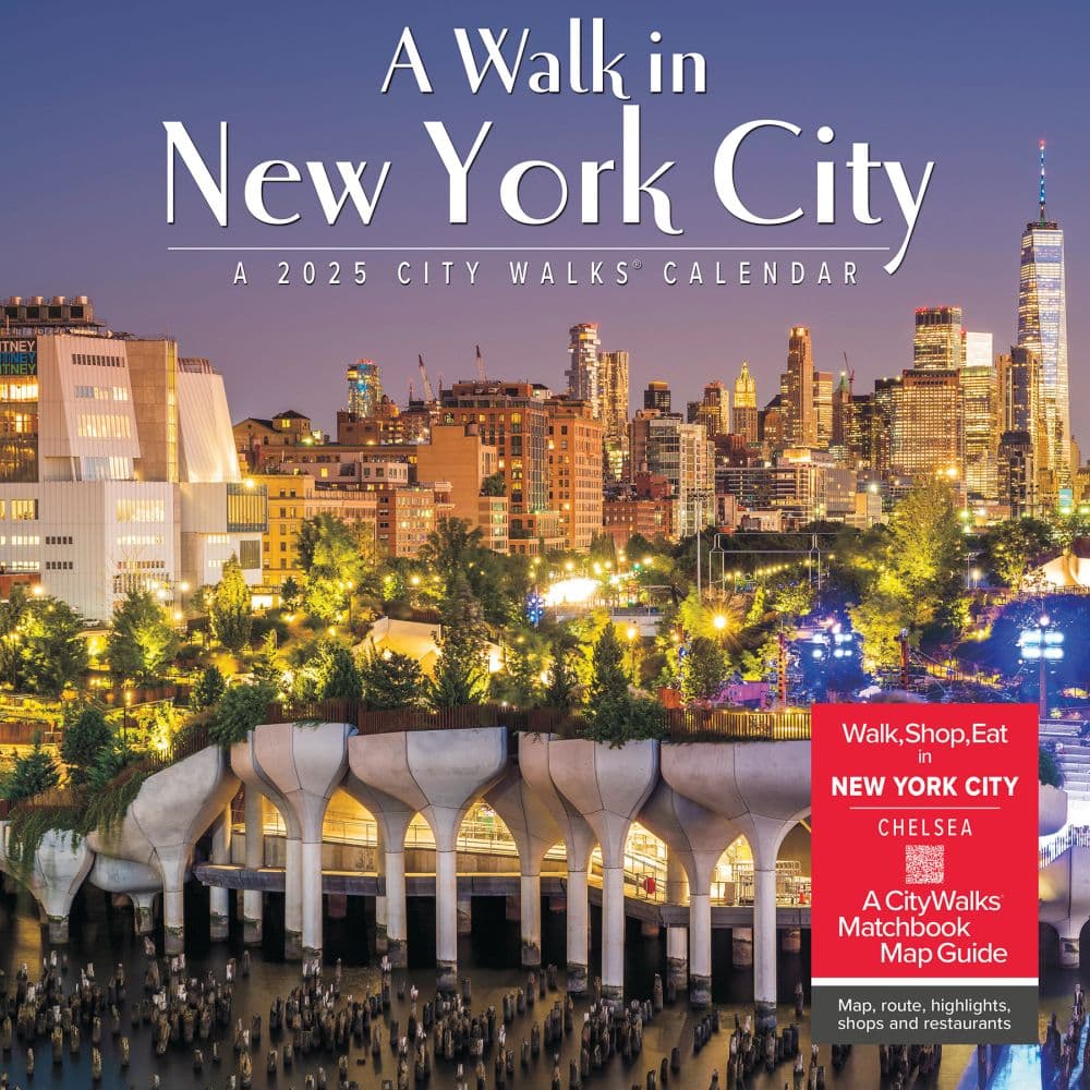 Walk in New York City 2025 Wall Calendar Main Image