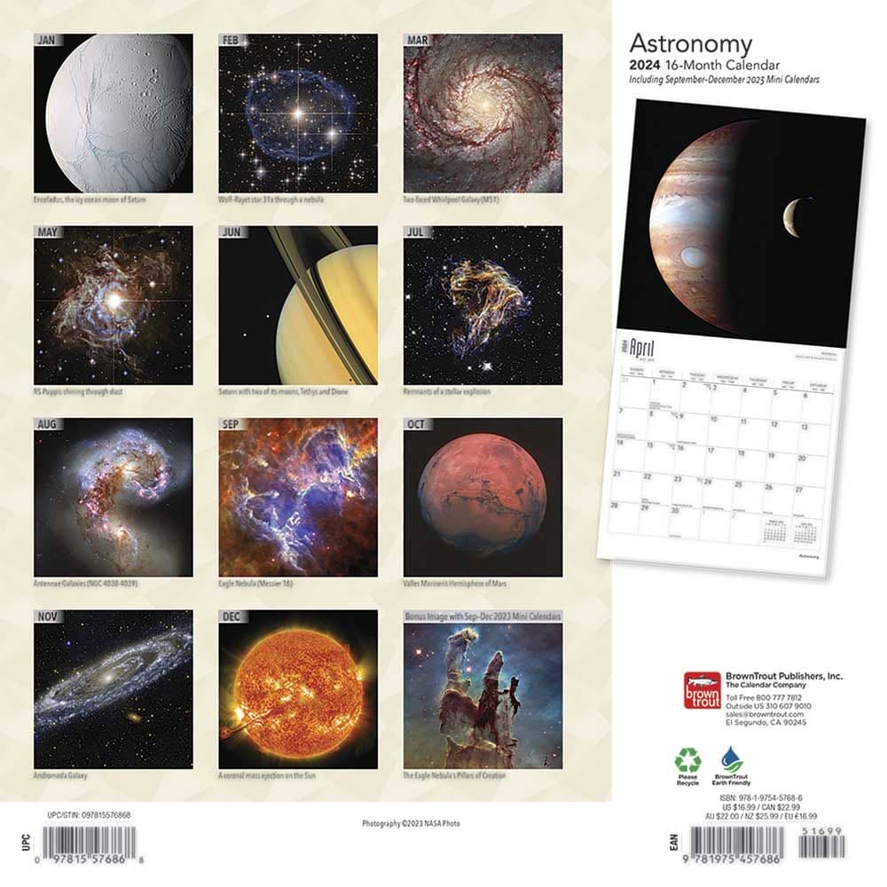 Astronomy 2024 Wall Calendar First Alternate Image width=&quot;1000&quot; height=&quot;1000&quot;