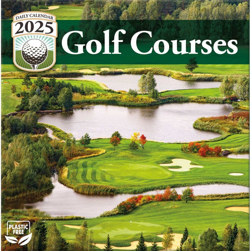 Golf Courses 2025 Desk Calendar Sixth Alternate Image