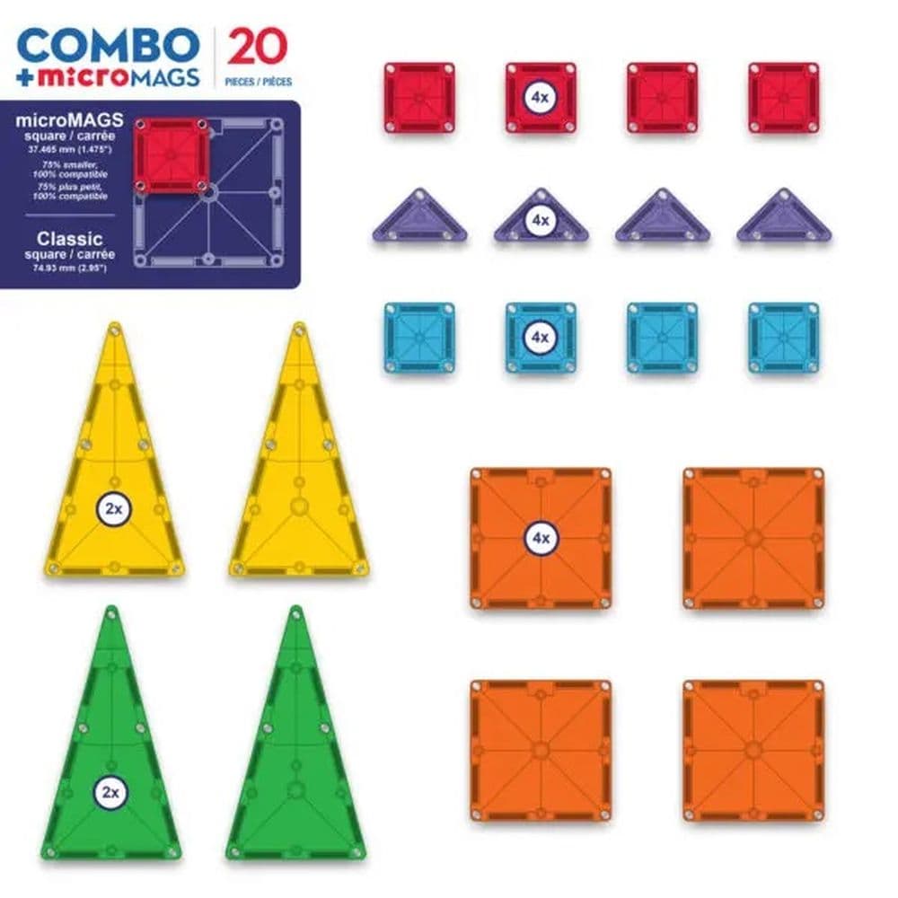 Magna-tiles 20 Piece Combo Set Seventh Alternate Image