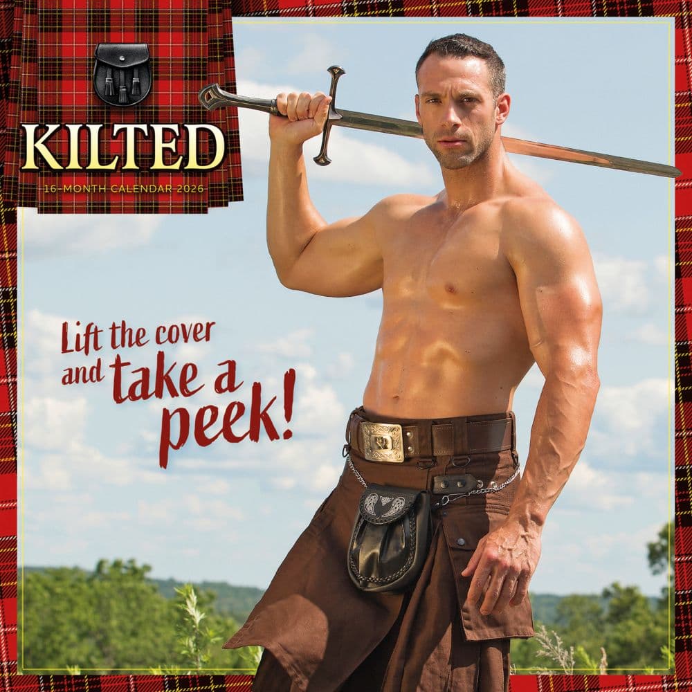 Kilty Pleasures 2026 Wall Calendar Main Image
