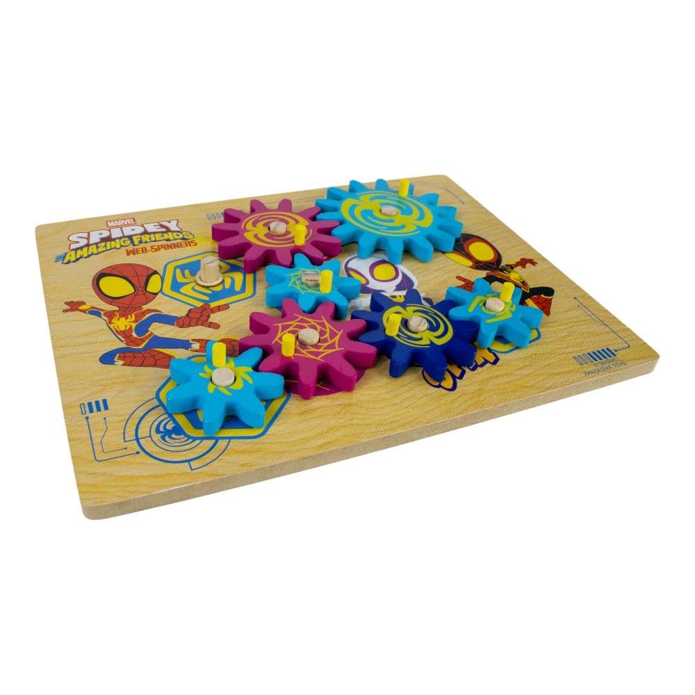 Spidey 8 Gear Wooden Puzzle Third Alternate Image
