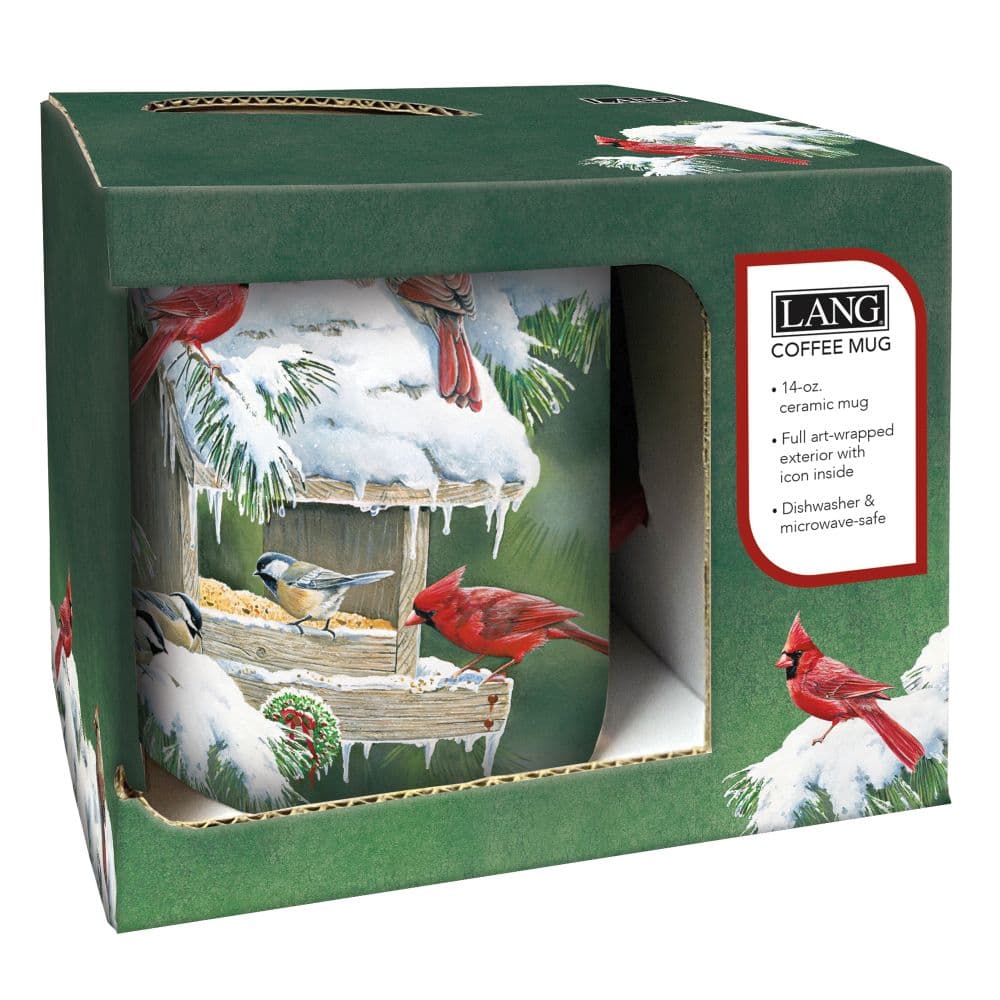Cardinal Christmas Coffee Mug Fourth Alternate Image
