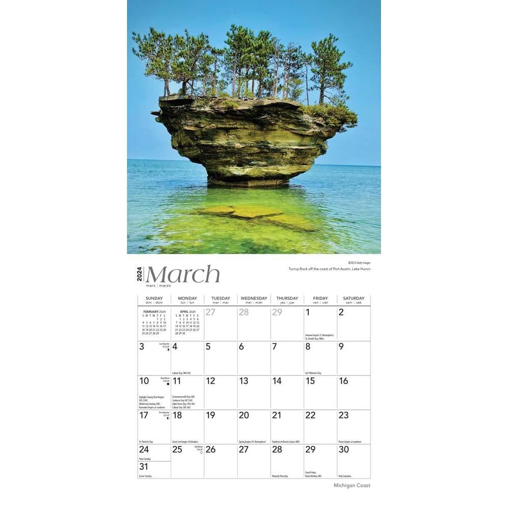 Michigan Coast 2024 Mini Wall Calendar Second Alternate  Image width=&quot;1000&quot; height=&quot;1000&quot;