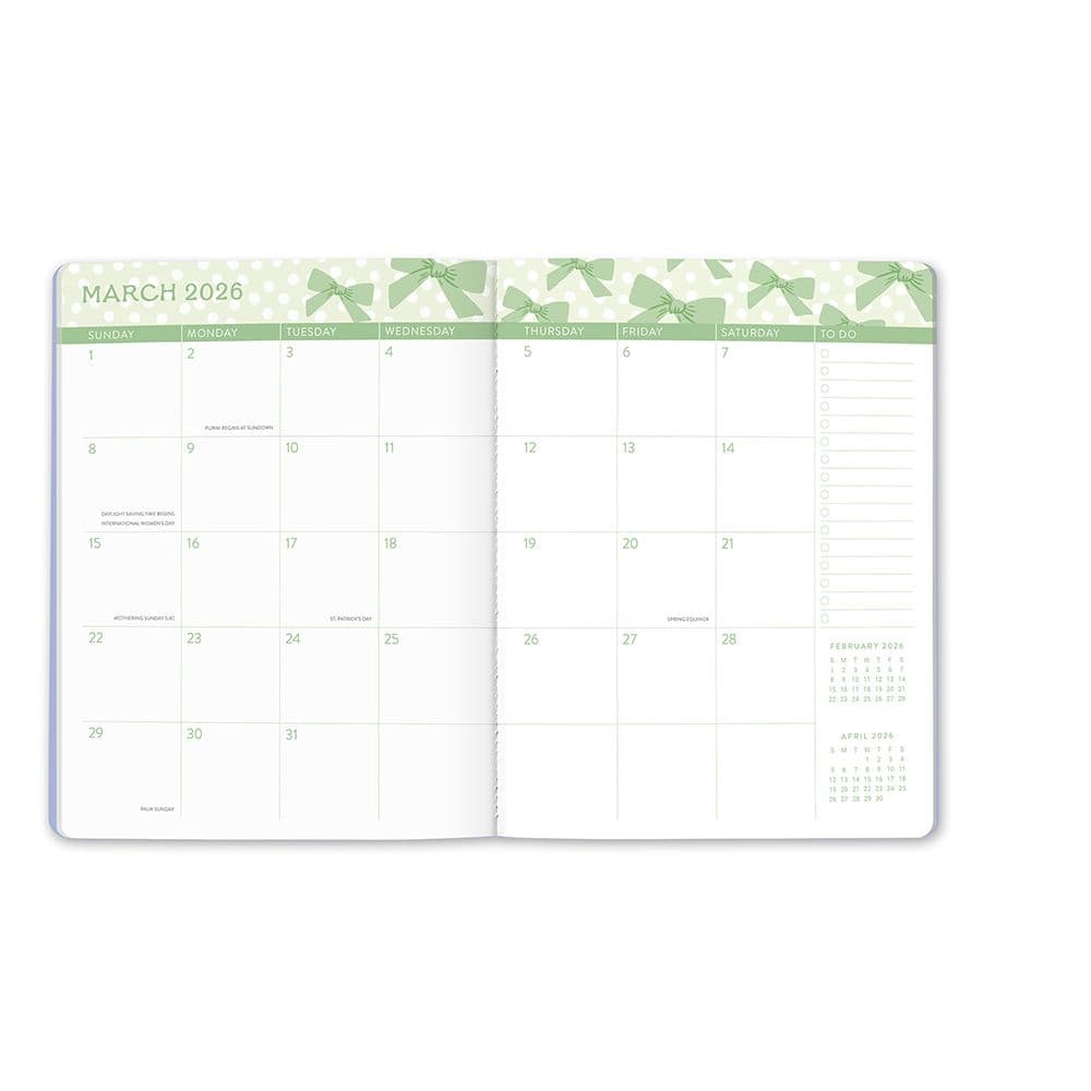 Sweet Bows Monthly 2026 Planner Fourth Alternate Image