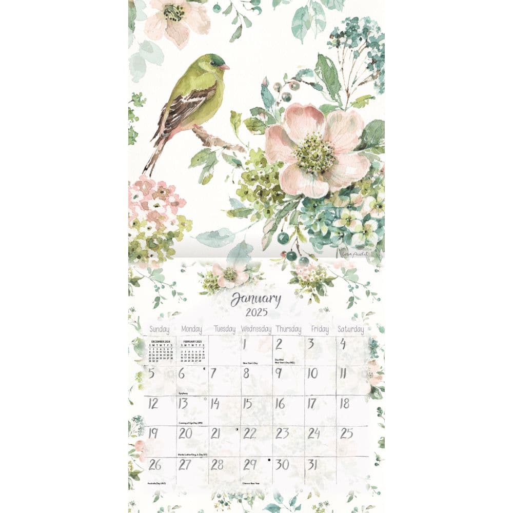 Watercolor Wonder by Lisa Audit 2025 Wall Calendar Second Alternate Image width="1000" height="1000"