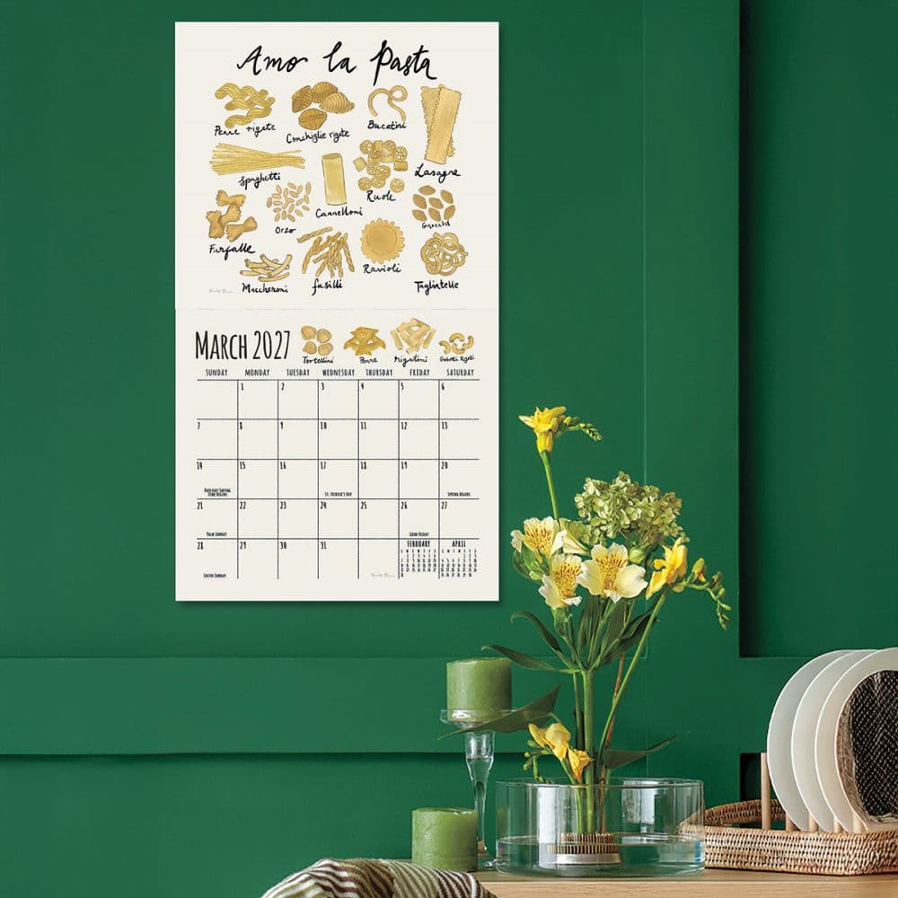 Pasta 2027 Wall Calendar Fourth Alternate Image