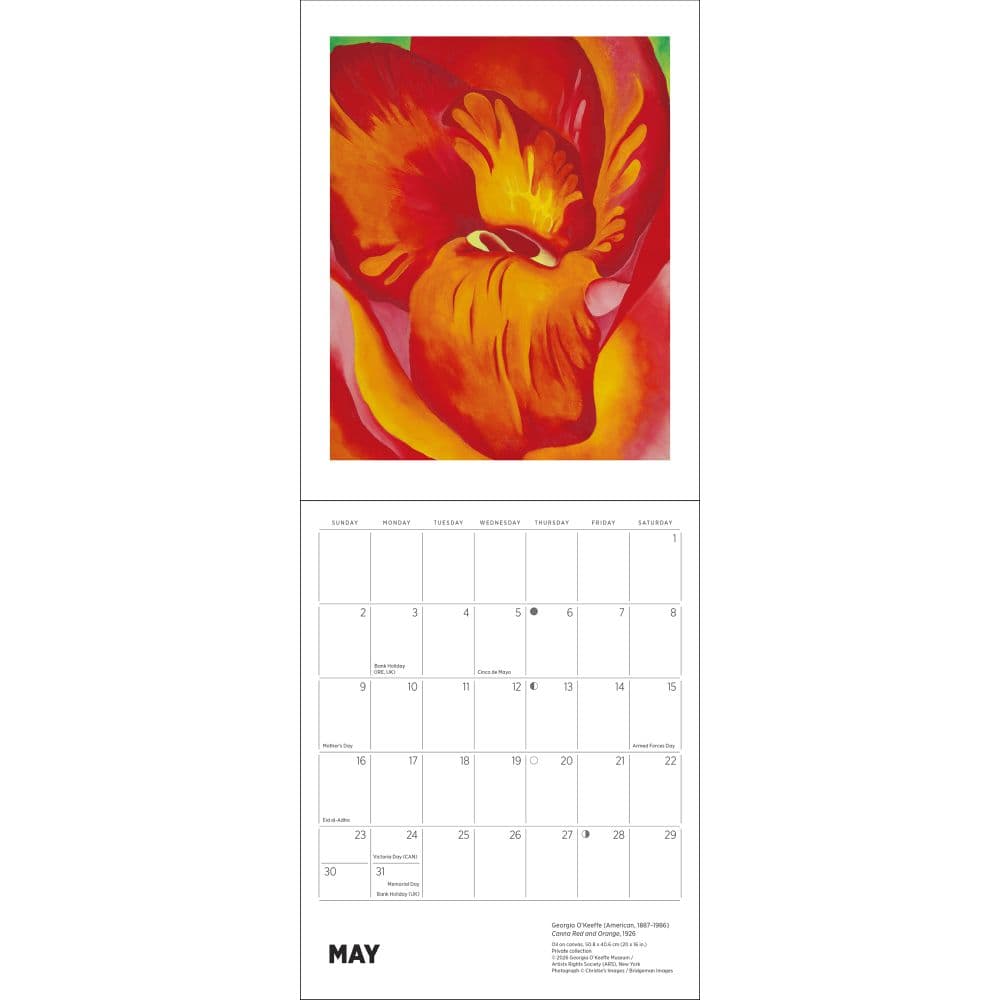 Georgia OKeeffe 2027 Mini Wall Calendar Second Alternate Image