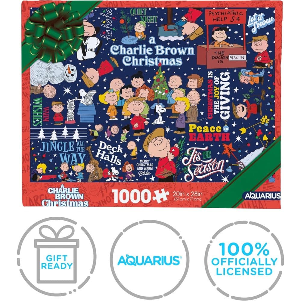 Charlie Brown Tis the Season 1000 Piece Puzzle Sixth Alternate Image