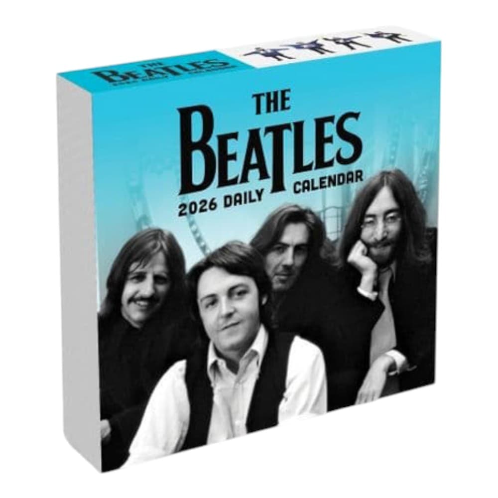 Beatles 2026 Desk Calendar Main Product Image