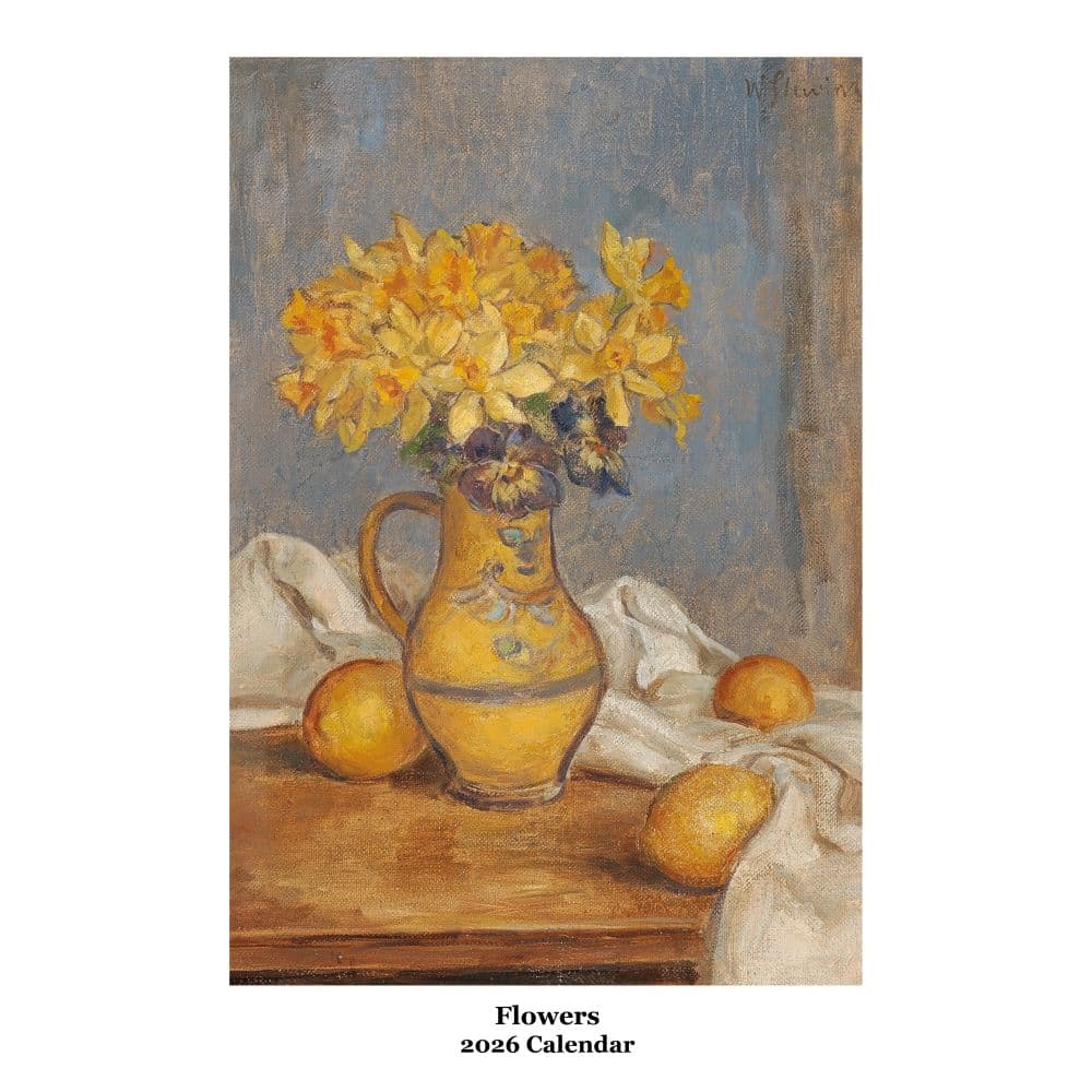 Flowers Poster 2026 Wall Calendar Main Product Image