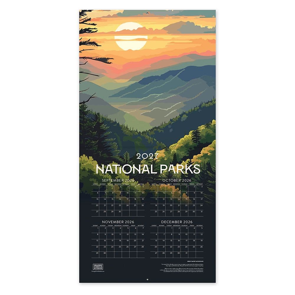 National Parks 2027 Wall Calendar Second Alternate Image