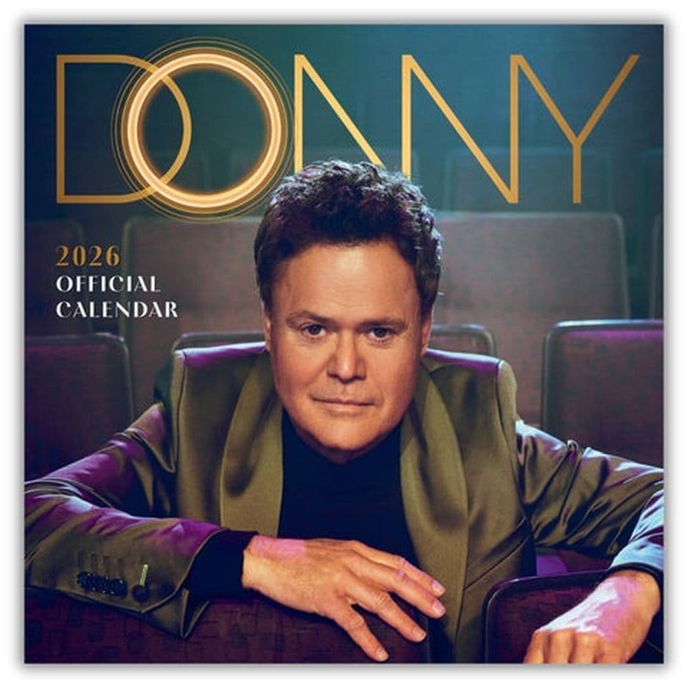 Donny Osmond 2026 Wall Calendar Main Product Image