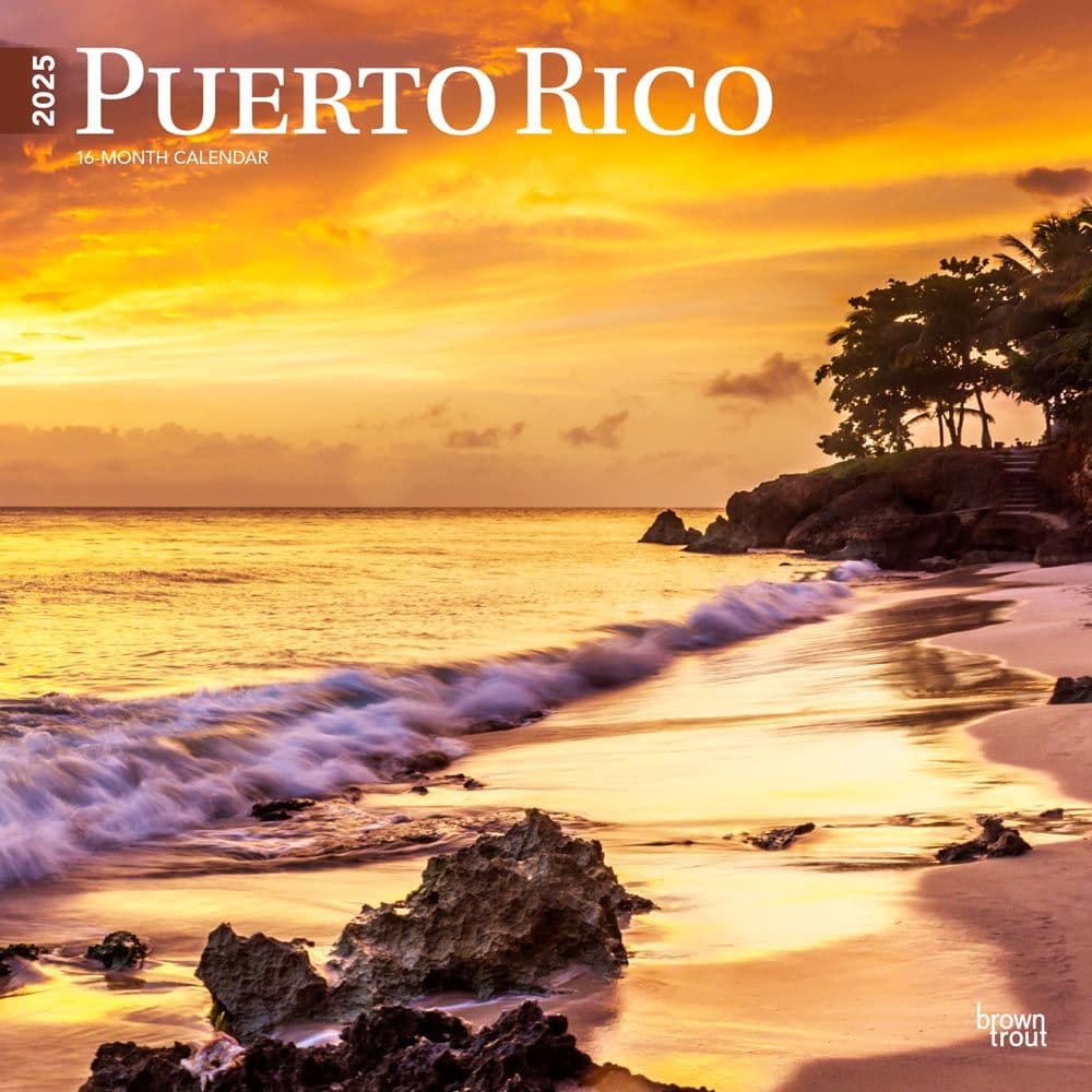 Puerto Rico 2025 Wall Calendar