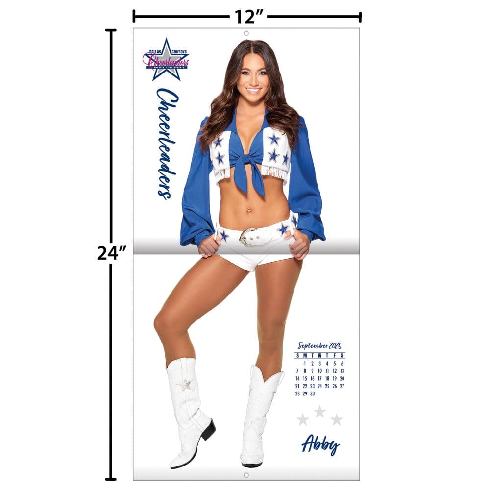 NFL Dallas Cowboys Cheerleaders 2026 Wall Calendar Fifth Alternate Image