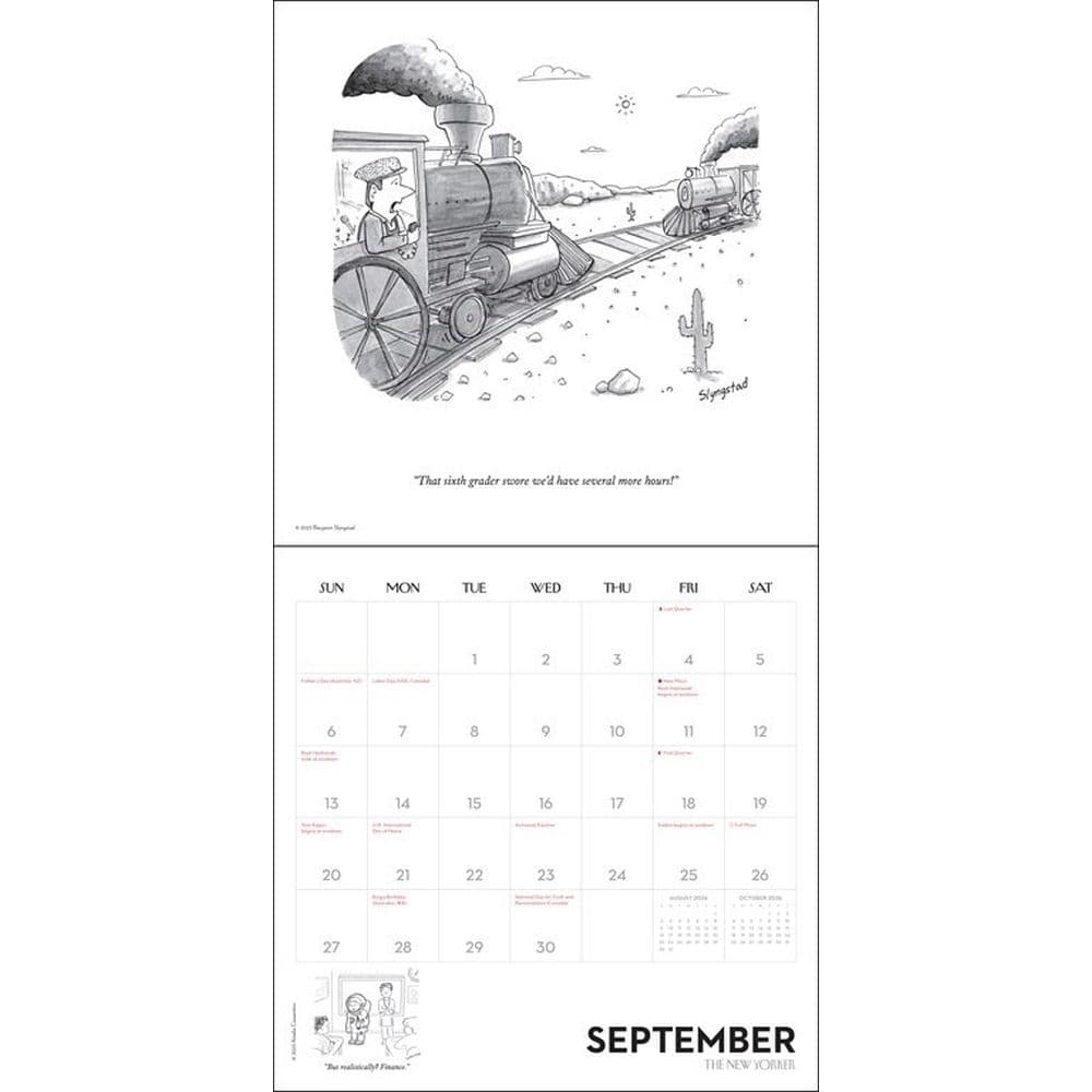 New Yorker Cartoons 2026 Wall Calendar Fourth Alternate Image