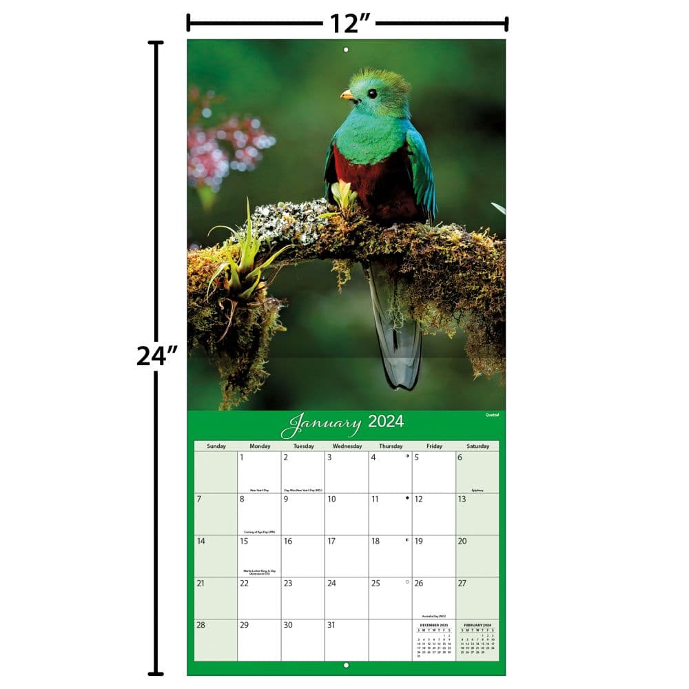 Costa Rica 2024 Wall Calendar