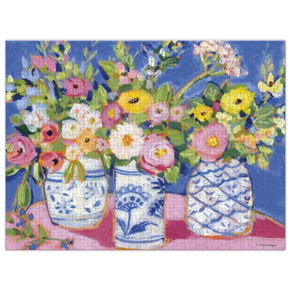 Chinoserie Blooms 500 Piece Puzzle First Alternate Image