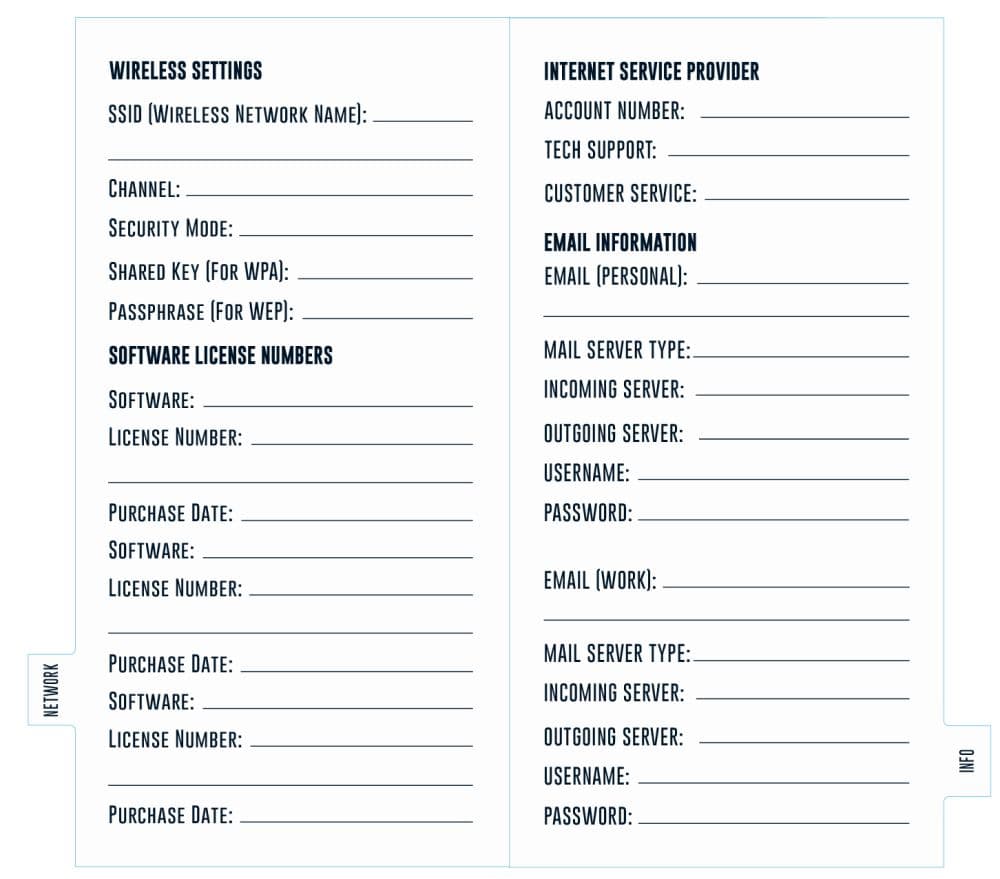 Chicago Bears Password Journal Alternate Image 2