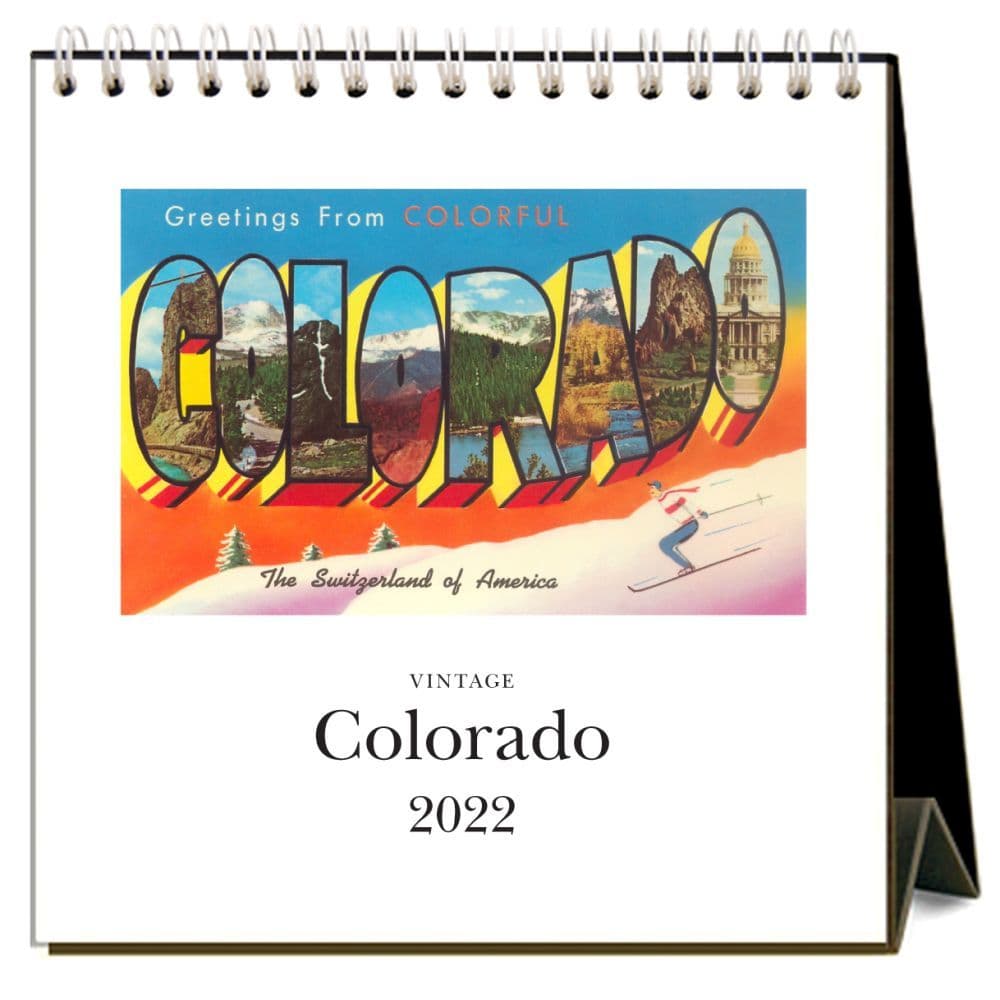 Colorado 2022 Desk Calendar