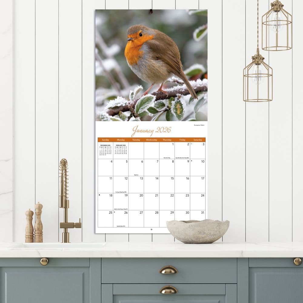 Songbirds 2026 Wall Calendar_ALT4