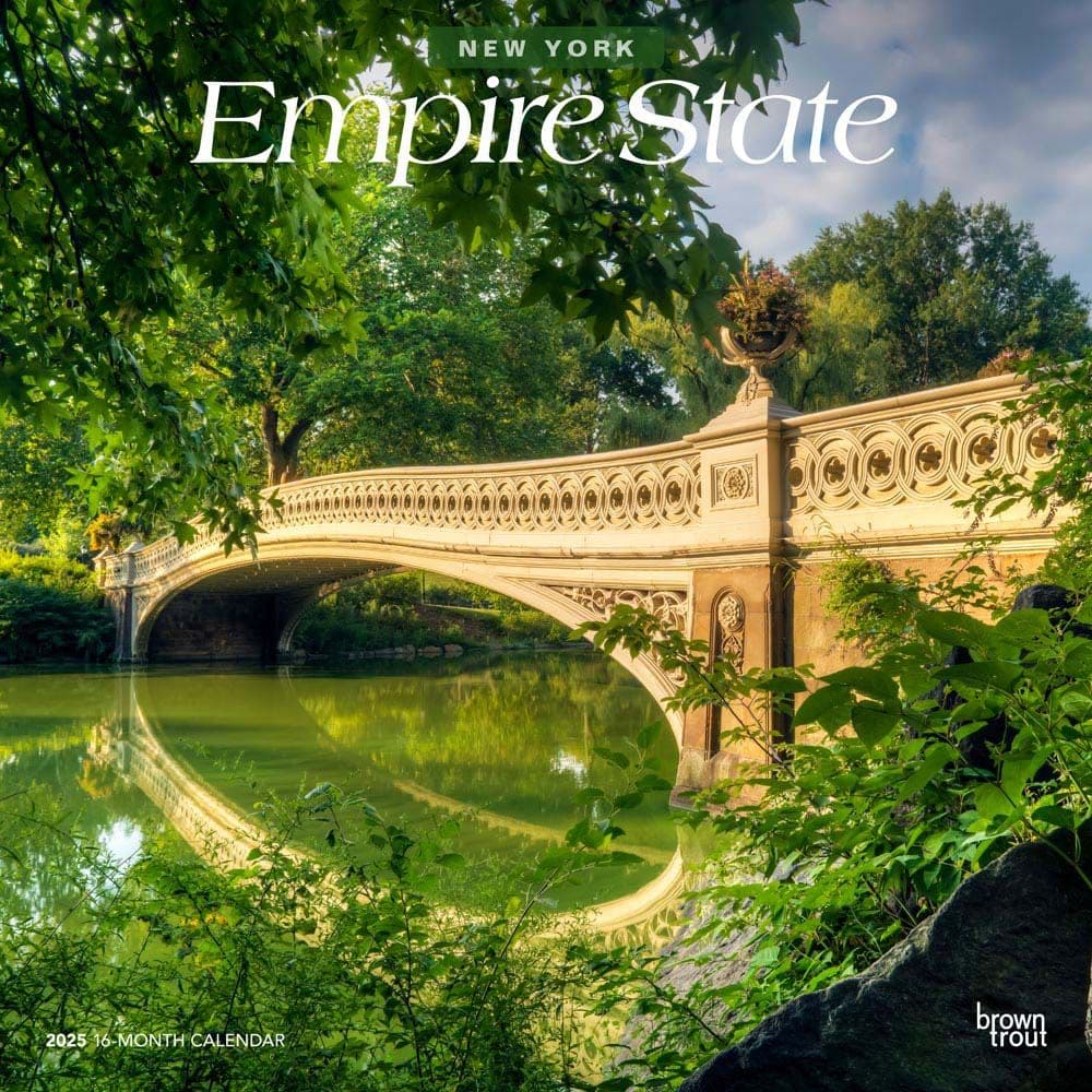 Empire State New York 2025 Wall Calendar