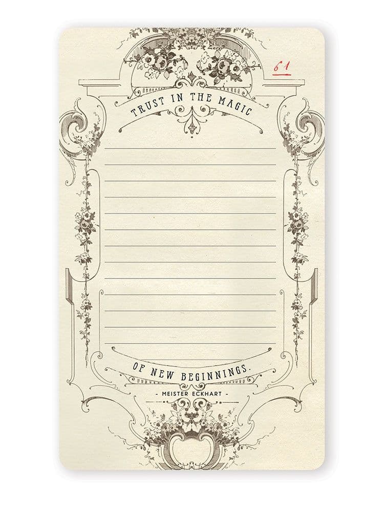 Magic of Beginnings Memo Pad Main Image