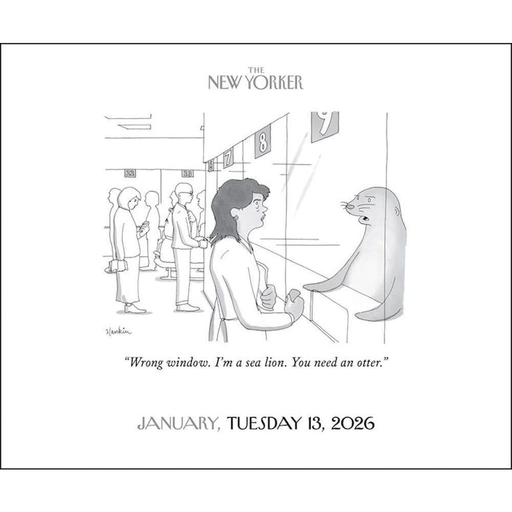 New Yorker Cartoons 2026 Desk Calendar Second Alternate Image