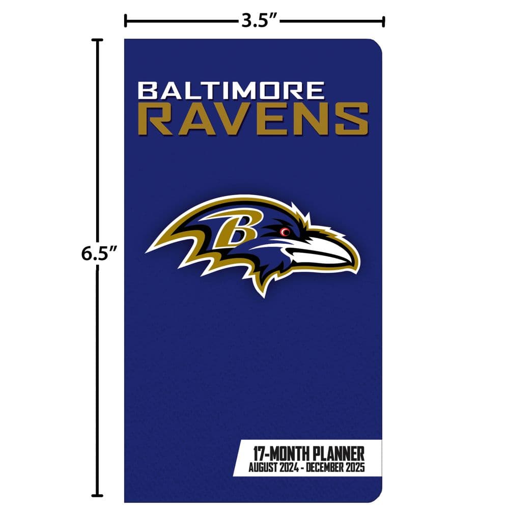 NFL Baltimore Ravens 17 Month 2025 Pocket Planner Fifth Alternate