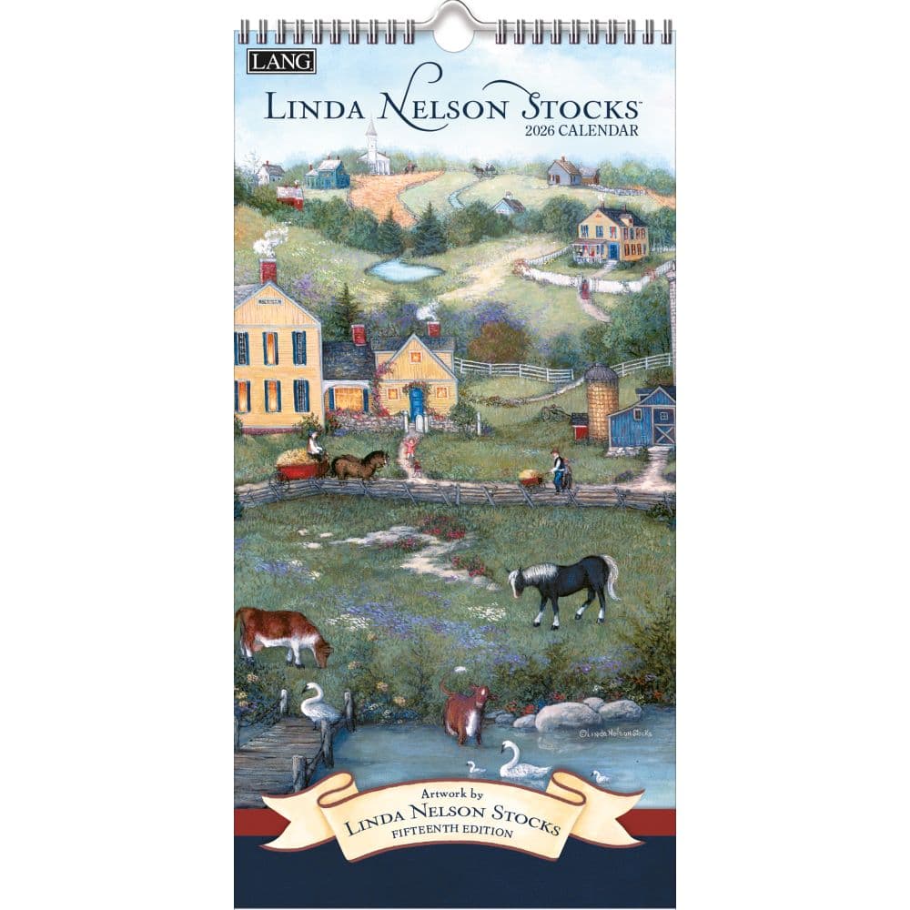 Linda Nelson Stocks 2026 Vertical Wall Calendar Main Image