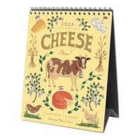 image Cheese 2026 Easel Desk Calendar Main Product Image