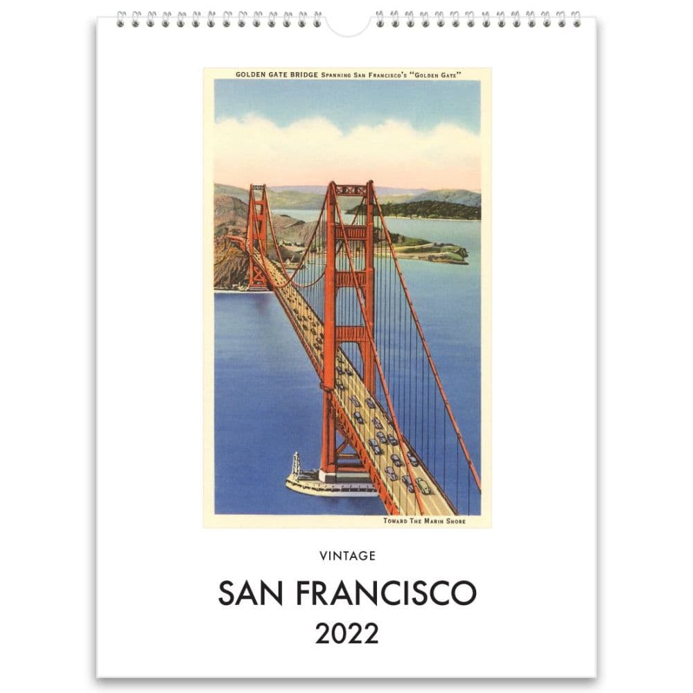 San Francisco Nostalgic 2022 Poster Wall Calendar