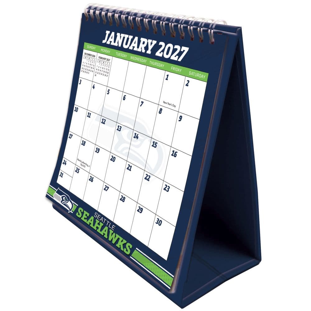 NFL Seattle Seahawks 2027 Easel Desk Calendar