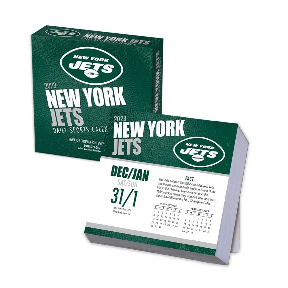 New York Jets 2023 Desk Calendar