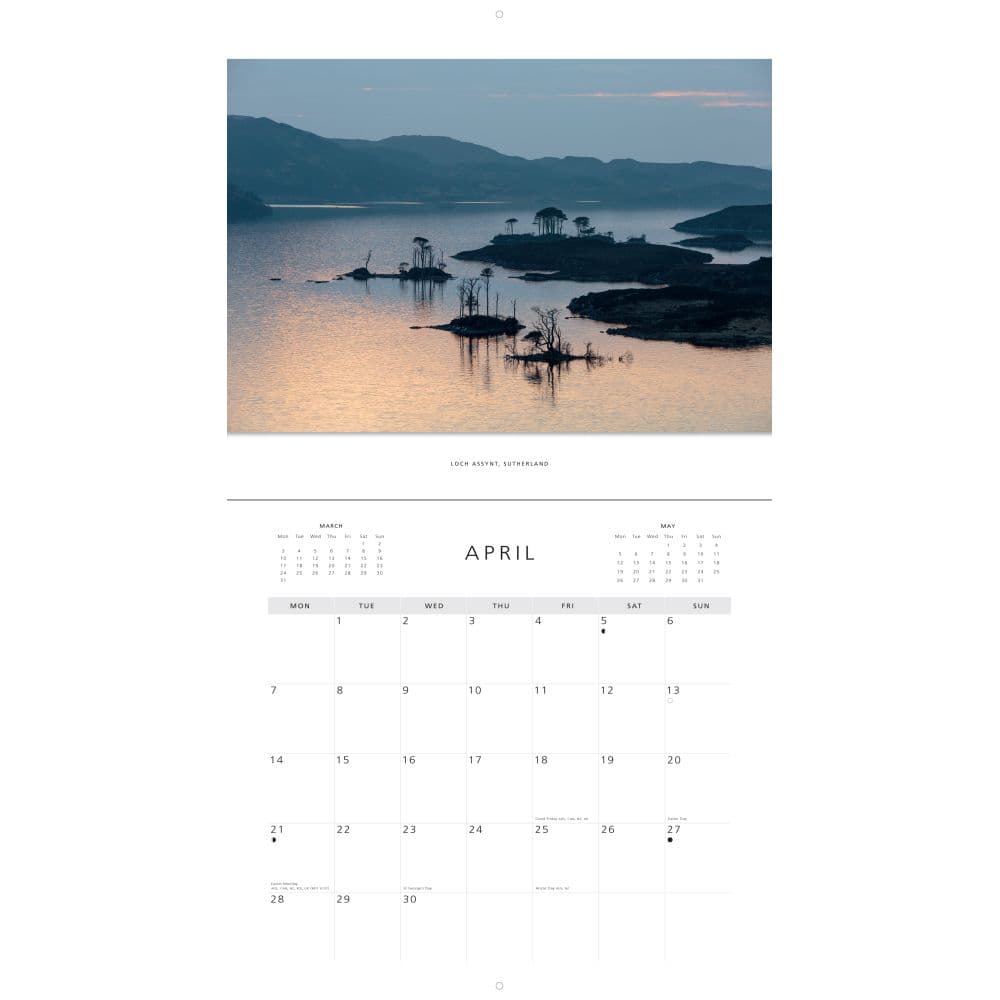 Scottish Highlands 2025 Wall Calendar Second Alternate Image width="1000" height="1000"