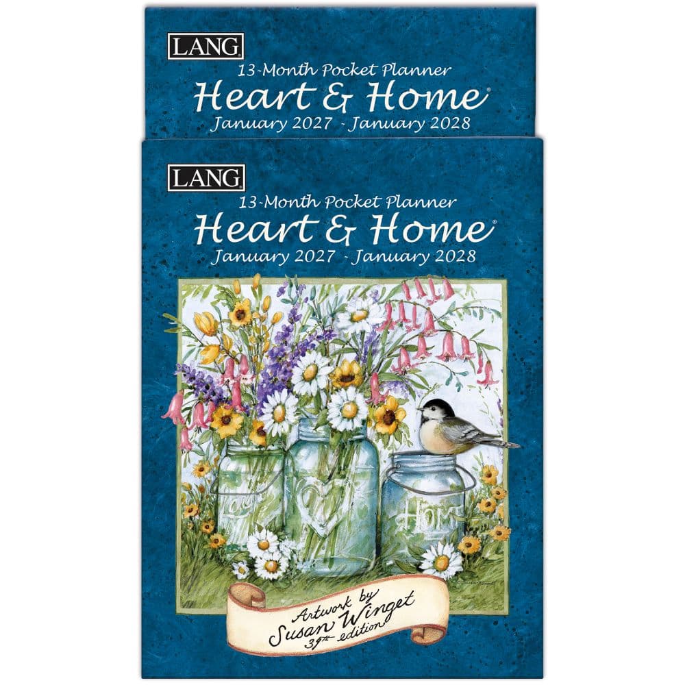 Heart and Home 2027 Monthly Pocket Planner by Susan Winget Fourth Alternate Image