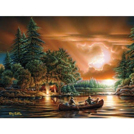 Lang Evening Rendezvous Guest Book by Terry Redlin