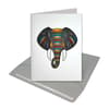 image Elephant Head Quilling Birthday Card