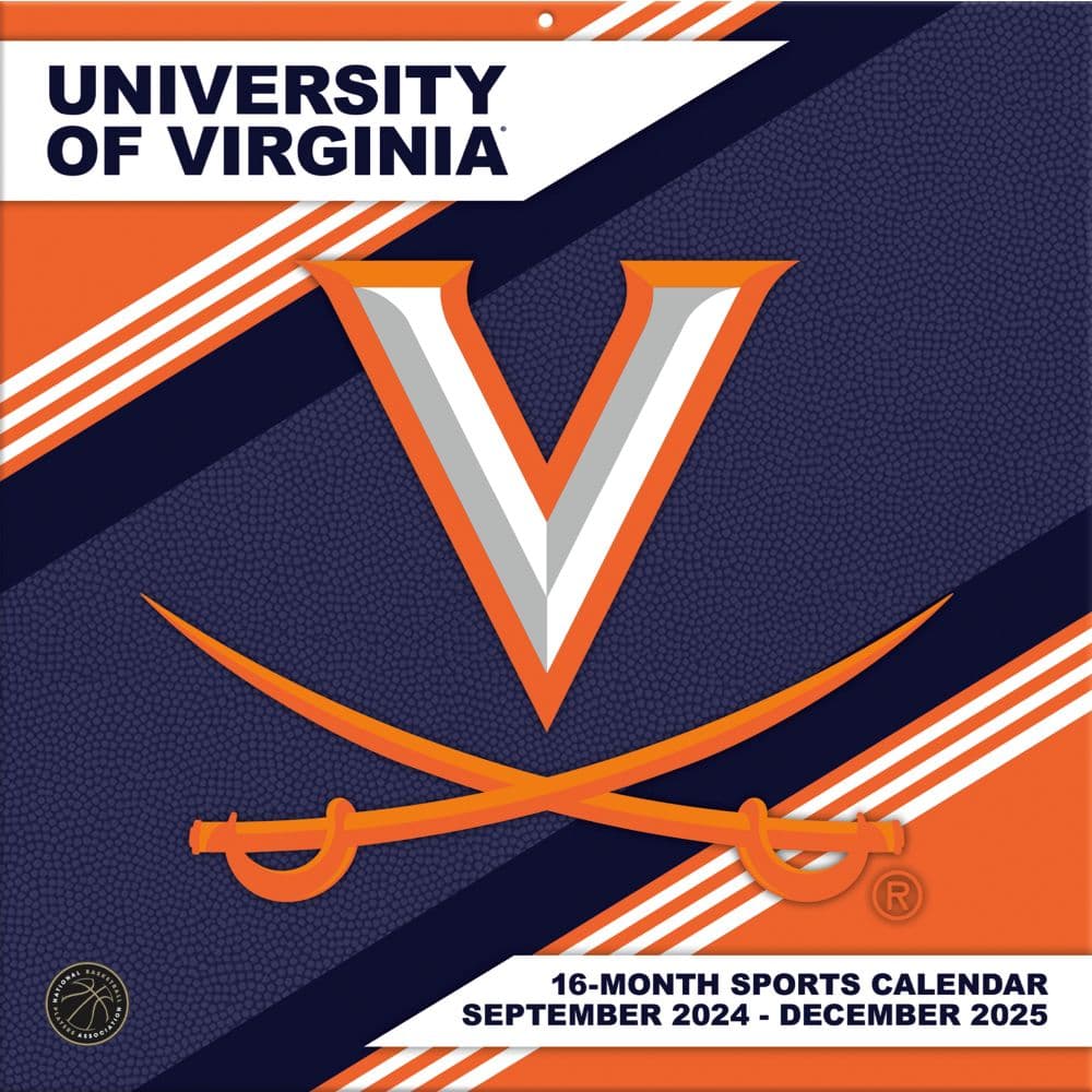 COL Virginia Cavaliers 2025 Wall Calendar