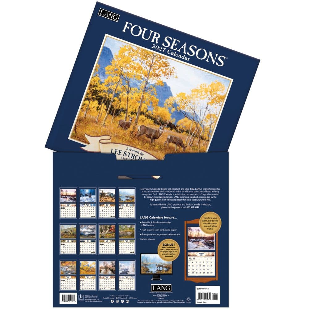 Four Seasons 2027 Wall Calendar by Lee Stroncek First Alternate Image