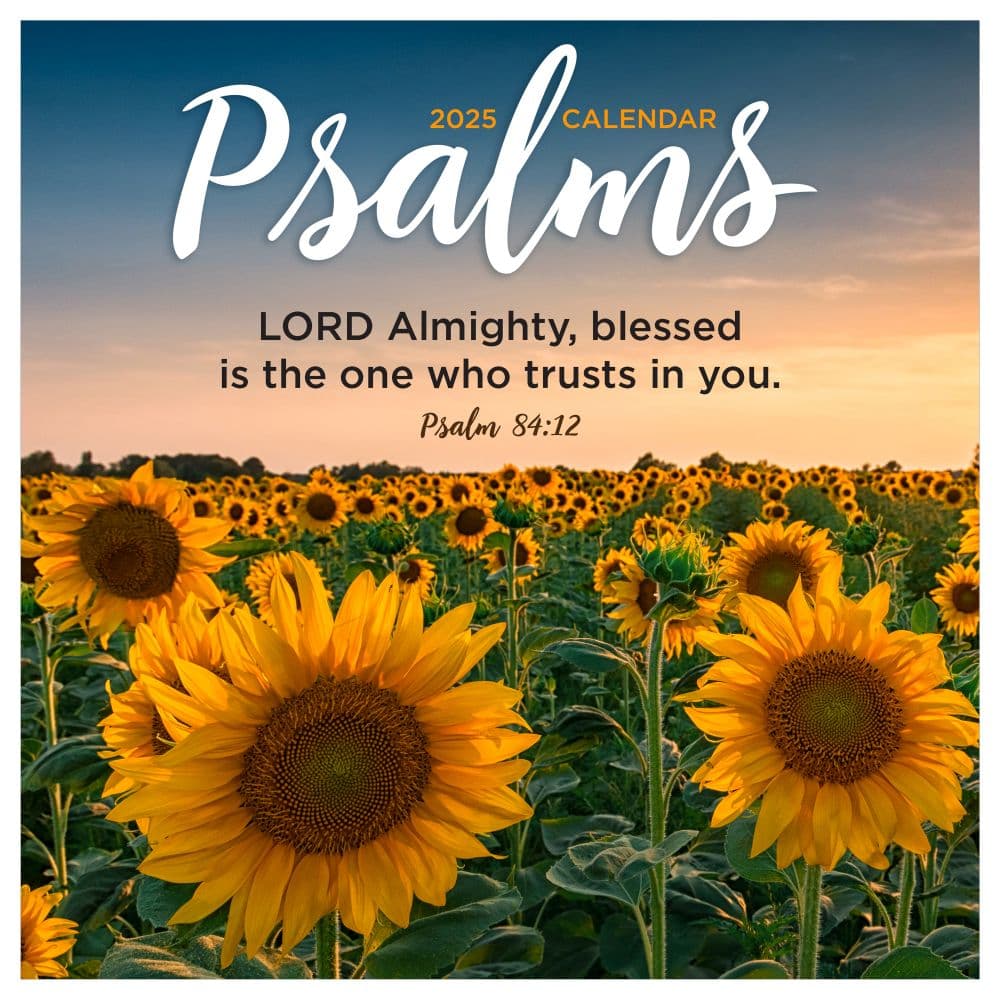 Psalms 2025 Wall Calendar