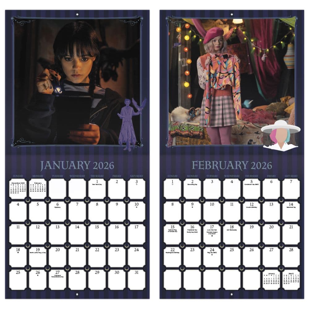 Wednesday 2026 Wall Calendar Fifth Alternate Image